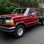 1994 Ford F150 XLT Extra Cab 4x4 Flat Bed 125k Miles