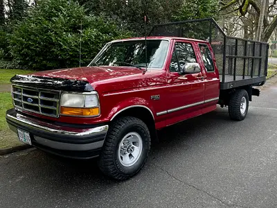1994 Ford F150 XLT Extra Cab 4x4 Flat Bed 125k Miles