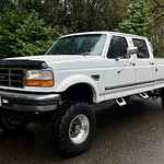 1997 Ford F350 4x4 Crew Cab Lifted 200k Miles