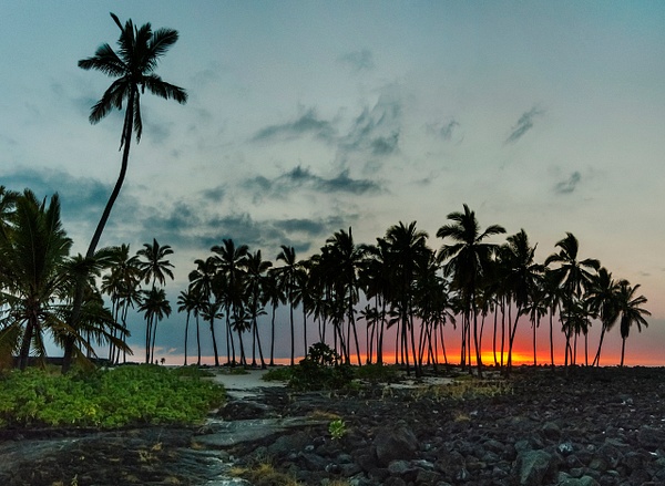 Refuge Pams Sunset - Big Island Hawaii - Steve Juba 