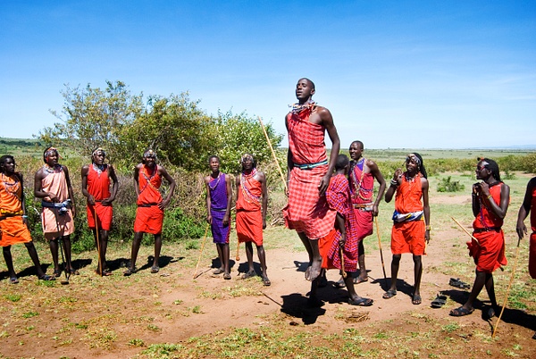masai tribe jump - Kenya - Steve Juba