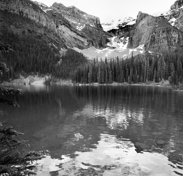 morraine lake bw - Canadian Rockies - Steve Juba