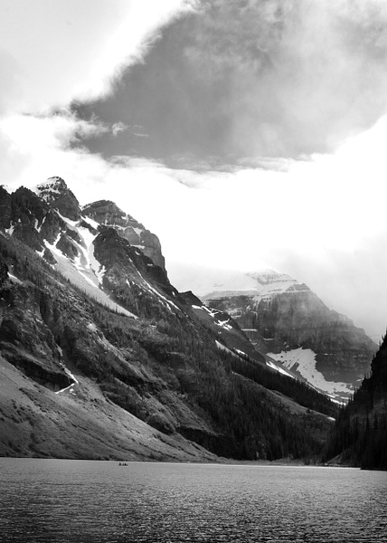 Lake Louise  bw - Canadian Rockies - Steve Juba