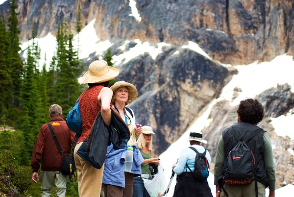 group hiking - Canadian Rockies - Steve Juba 