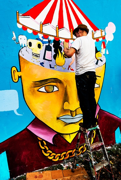 Grafitti Man SJ Creation - Costa Rica - Steve Juba 