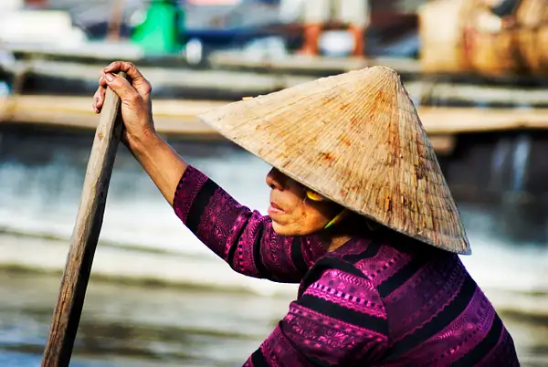vietnam mekong lady by Stevejubaphotography