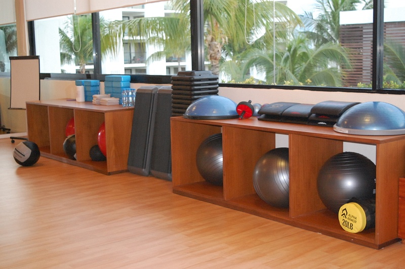 Group exercise room in the Fitness Center