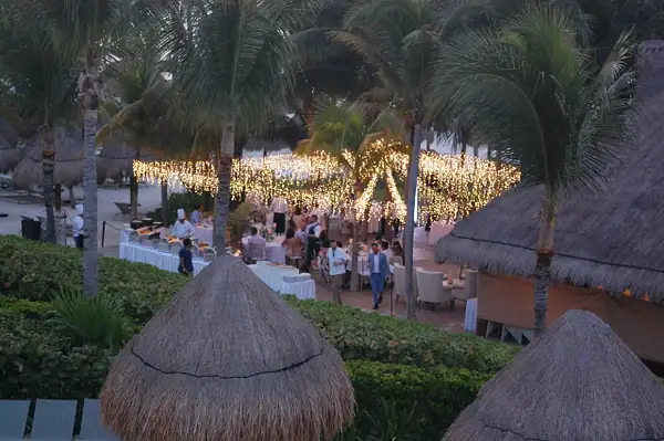 Private event at Las Dunas as seen from Sky Bar by...