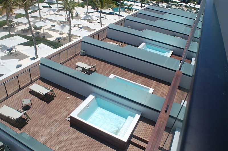 View of EC Beachfront Honeymoon Suite with Plunge Pool - Rooms 1139-1132