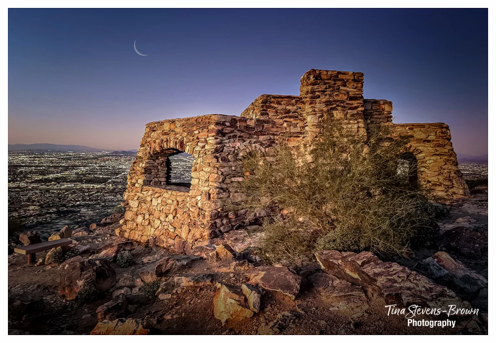 Dobbins Lookout at Sunset - tsb photo