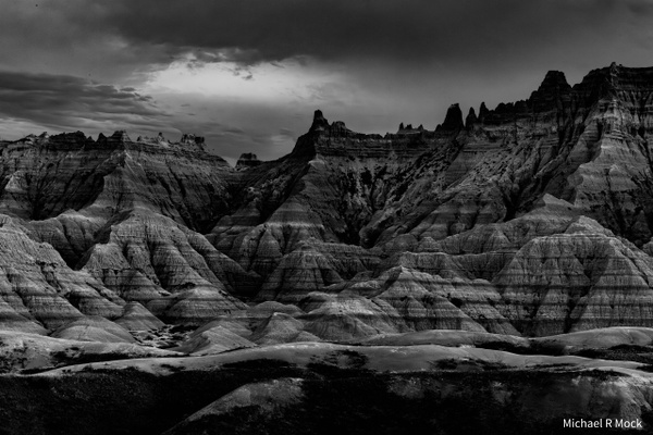 Dusk at Conata - Badlands National Park / South Dakota USA - Badlands National Park - Michael Mock Photography