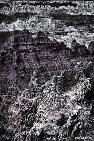 Layers - Near Pinnacles / Badlands National Park / South Dakota USA - Badlands National Park - Michael Mock Photography