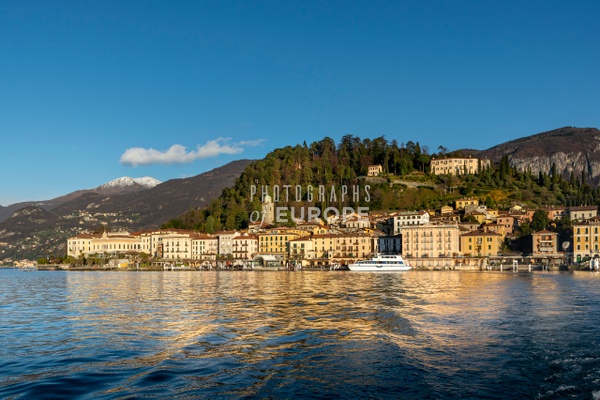 Bellagio-from-a-ferry-Lake-Como-Italy - LAKE COMO - Photographs of Europe