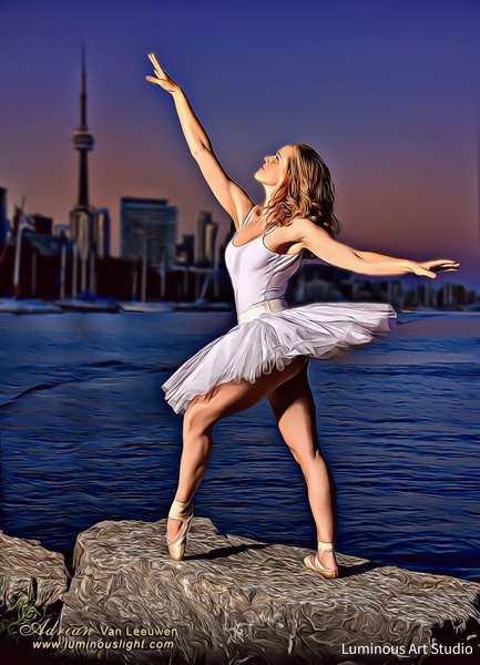Ballerina-Toronto-Lake-08 - People Illustrations - LuminousLight 