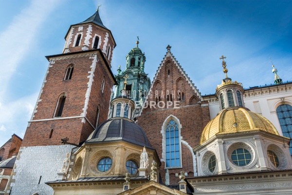 Wawel-Cathedral-roof-details-Krakow-Poland - Krakow, Poland 