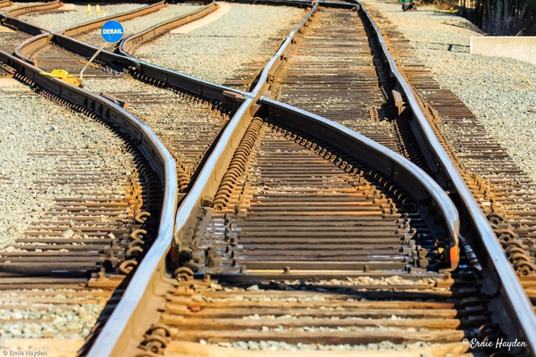 Railroad Track - Natural Design - Architecture & Industrial - RisingMoonNW