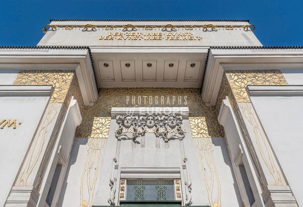 Secession-Building-entrance-Vienna-Austria - Photographs of Granada, Spain 