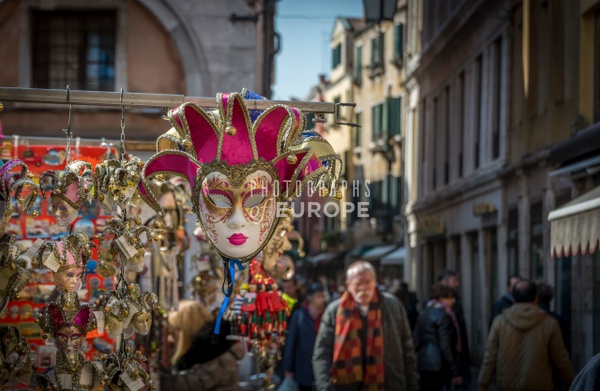 Carnival-mask-Venice-Italy - Photographs of Venice, Italy.. 