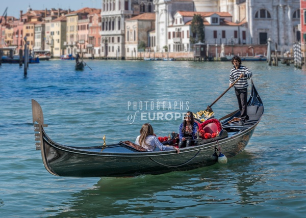 Girl-smiling-in-gondola-Grand-Canal-Venice-Italy - Photographs of Venice, Italy.. 