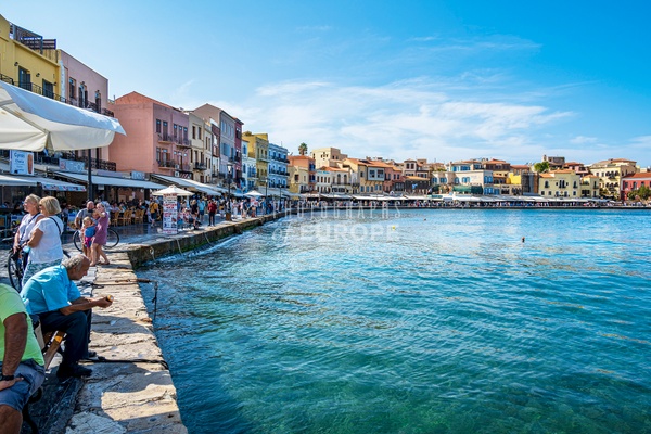 Chania-harbour-Crete-Greece - Photographs of Corfu Old Town, Greece. 