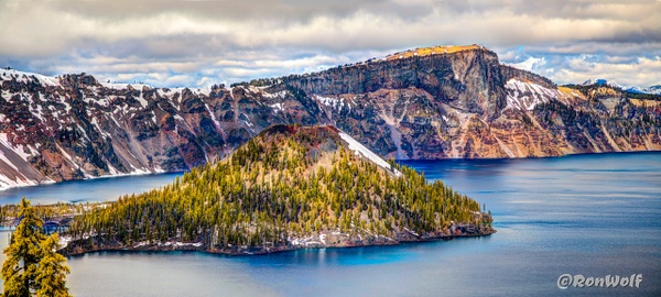 Spring Thaw. Oregon's Crater Lake National Park - Oregon Smiles (Landscape) - Ron Wolf Photography 