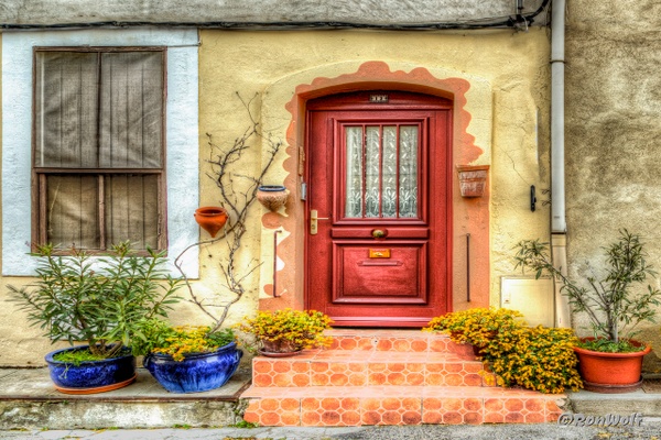 Local Home.   Arles, France - Europe's Richness - Ron Wolf Photography 