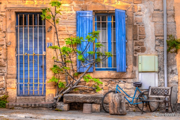 Local Yard.    Arles, France - Europe's Richness - Ron Wolf Photography