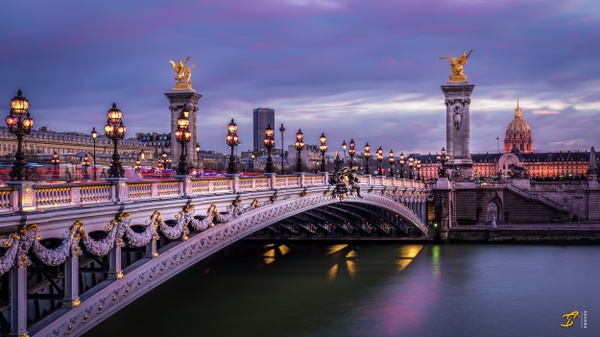 Alexander III Bridge, Paris, 2020 - Day to Night - Thomas Speck Photography 