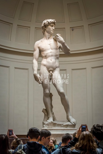 Michelangelo-statue-of-David-Florence-Italy-2 - Photographs of Florence and Pisa, Italy. 
