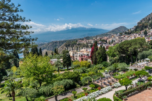 View-from-terrace-Belmond-Grand-Hotel-Timeo-Taormina-Sicily-Italy-2 - Photographs of Sicily, Italy. 