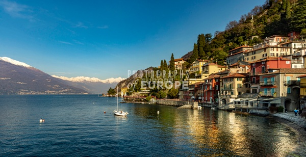 Varenna-Lake-Como-in-winter-Italy - Photographs of European famous places and landmark buildings..