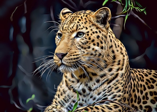 Leopard-2-Art_022 - Wildlife Illustrations - LuminousLight