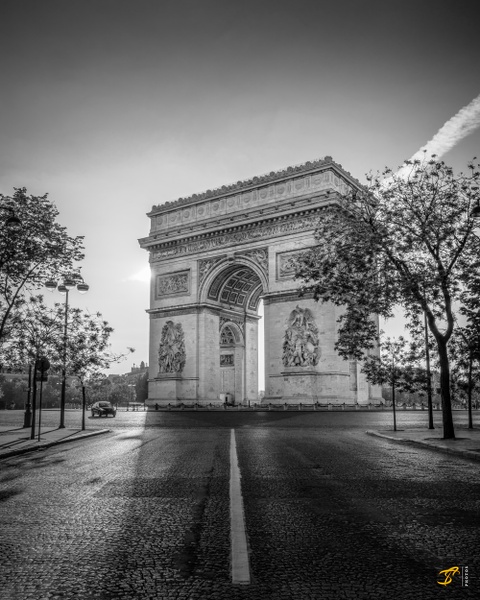 Arc de Triomphe - N&amp;B - Landscapes &amp;#821 Thomas Speck Photography
