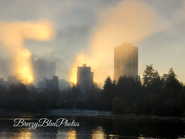 Breezy Blue Fog in Vancouver - City Vistas - Chinelo Mora