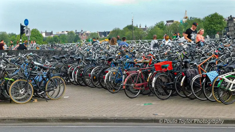 Bicycle Parking Lot - Amsterdam
