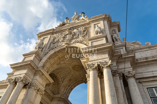 Detail-of-the-Rua-Augusta-Arch-Lisbon-Portugal - LISBON & CASCAIS - Photographs of Europe