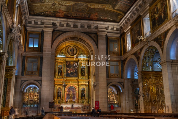 Interior-of-the-Church-of-Saint-Roch-Lisbon-Portugal - Photographs of Lisbon and Cascais, Portugal. 