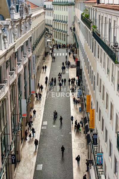 View-from-Santa-Justa-Lift-Lisbon-Portugal - LISBON & CASCAIS - Photographs of Europe 
