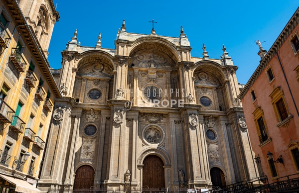 Granada-Cathedral-frontage-Granada-Spain - Photographs of Granada, Spain 