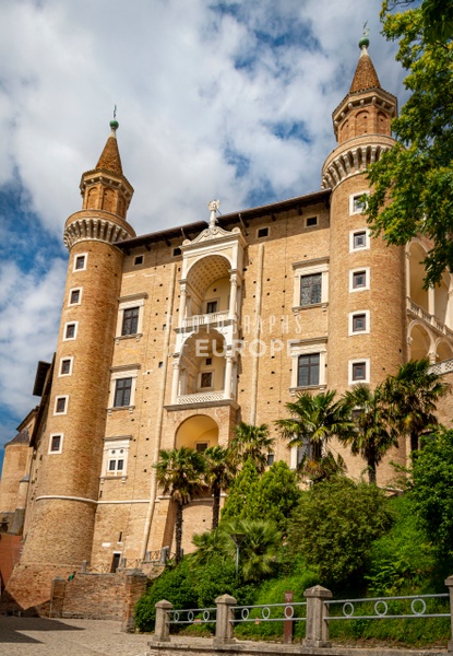 Ducal-Palace-of-Urbino-Marche-Italy-2 - UMBRIA - Photographs of Europe 